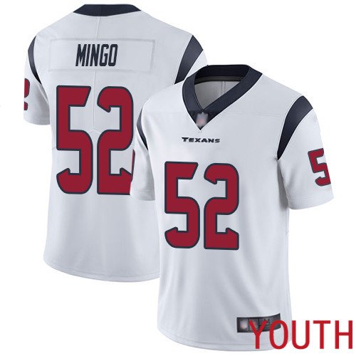 Houston Texans Limited White Youth Barkevious Mingo Road Jersey NFL Football 52 Vapor Untouchable